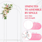 Wedding Arch Stand 6FT 5FT 4FT Metal (Set of 3)