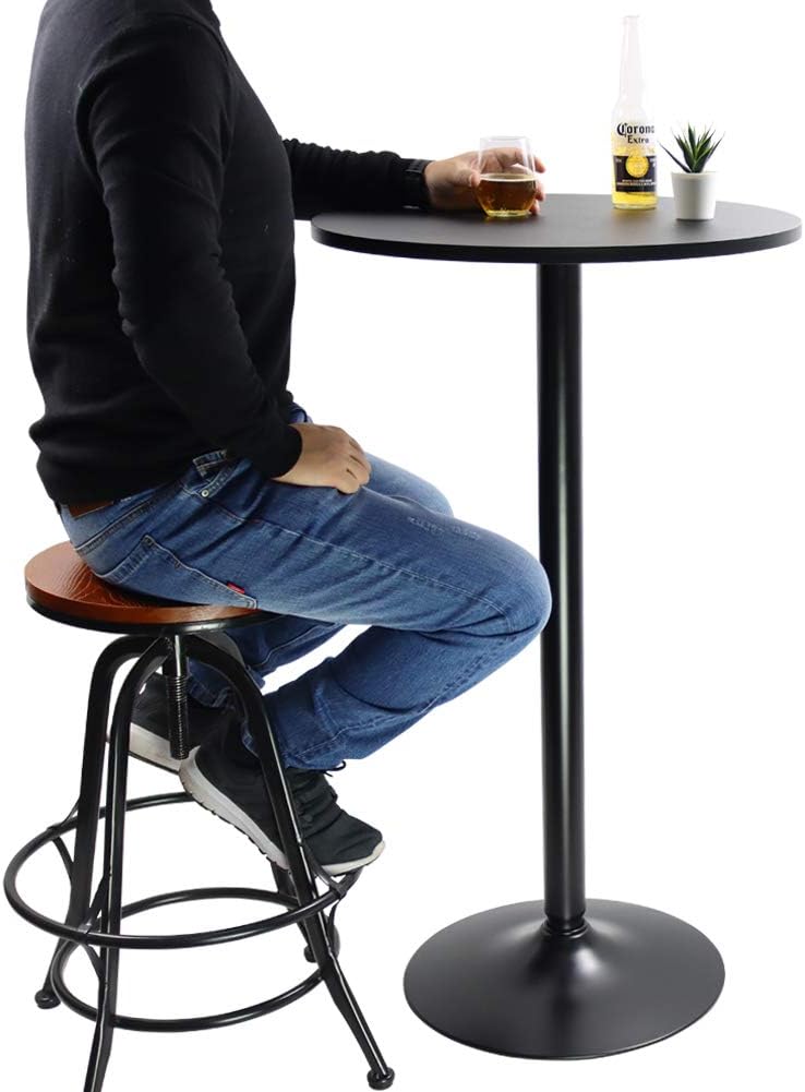 Round Bar Table 60CM Top for Cocktail Pub
