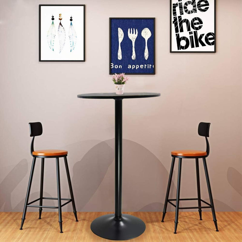 Round Bar Table 60CM Top for Cocktail Pub
