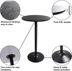 Round Bar Table 60CM Top for Cocktail Pub