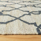 Round Braided Natural Scandi Minimalist Handmade Circular Jute