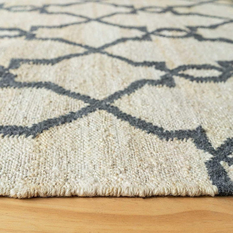 Round Braided Natural Scandi Minimalist Handmade Circular Jute