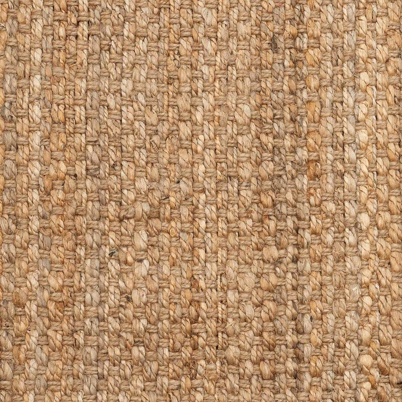 Round Braided Natural Scandi Minimalist Handmade Circular Jute