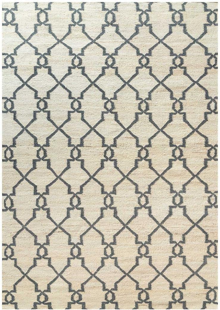 Round Braided Natural Scandi Minimalist Handmade Circular Jute
