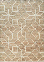 Round Braided Natural Scandi Minimalist Handmade Circular Jute