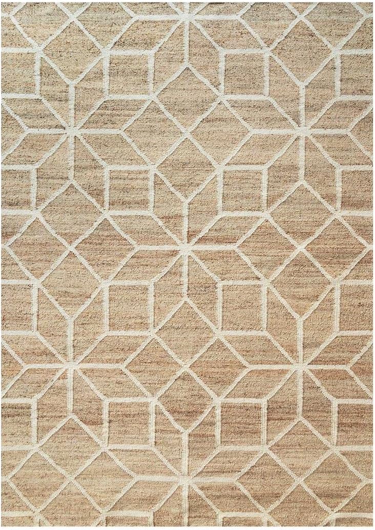 Round Braided Natural Scandi Minimalist Handmade Circular Jute