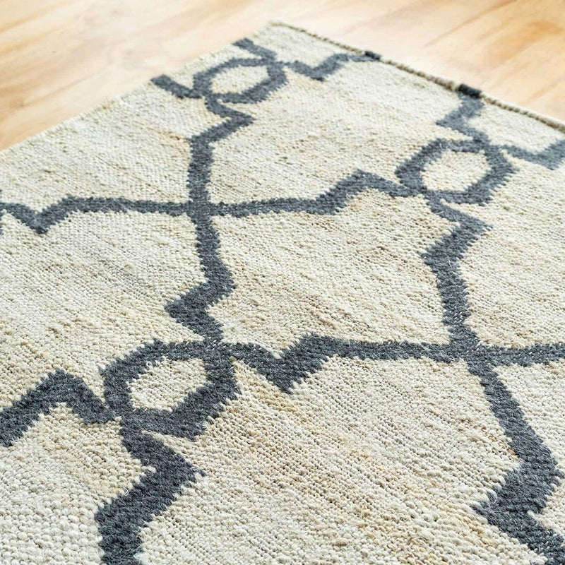 Round Braided Natural Scandi Minimalist Handmade Circular Jute