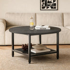 Round Coffee Table for Living Room Side Small