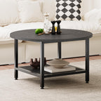 Round Coffee Table for Living Room Side Small
