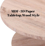 Round Coffee Table Modern Side with 2 Tier