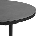 Round Coffee Table Nest Tables Nesting Marble Sintered (Set of 2)