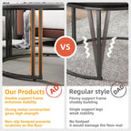 Round Coffee Table Nest Tables Nesting Marble Sintered (Set of 2)