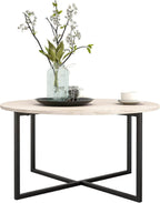 Round Coffee Table Tables for Living Room Tea