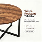 Round Coffee Table Tables for Living Room Tea