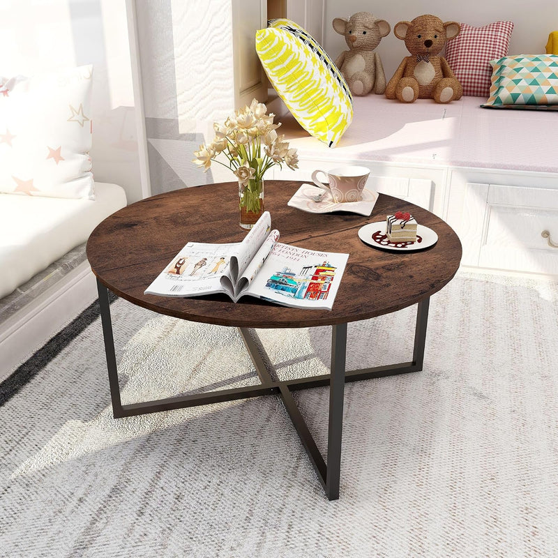 Round Coffee Table Tables for Living Room Tea