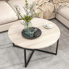Teak Wood With Black Frame