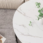 Round Coffee Tables End Table Nesting Side (Set of 2)