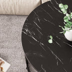 Round Coffee Tables End Table Nesting Side (Set of 2)
