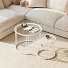 White With Clear Glass