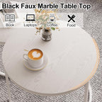 Round Coffee Tables End Table Nesting Side (Set of 2)
