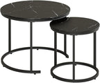 Round Coffee Tables (Set of 2)