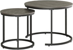Round Coffee Tables (Set of 2)
