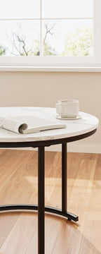 Round Coffee Tables (Set of 2)