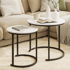 Round Coffee Tables (Set of 2)