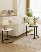 Round Coffee Tables (Set of 2)