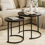 Round Coffee Tables (Set of 2)