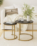 Round Coffee Tables (Set of 2)