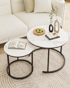 Round Coffee Tables (Set of 2)