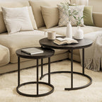 Round Coffee Tables (Set of 2)