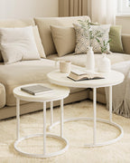 Round Coffee Tables (Set of 2)