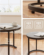 Round Coffee Tables (Set of 2)