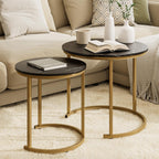 Round Coffee Tables (Set of 2)