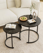 Round Coffee Tables (Set of 2)