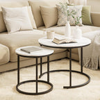 Round Coffee Tables (Set of 2)