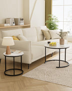 Round Coffee Tables (Set of 2)
