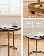 Round Coffee Tables (Set of 2)
