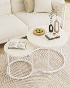 Round Coffee Tables (Set of 2)