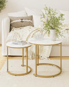 Round Coffee Tables (Set of 2)