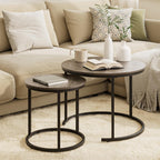 Round Coffee Tables (Set of 2)