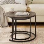 Round Coffee Tables (Set of 2)