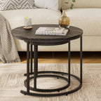 Round Coffee Tables (Set of 2)