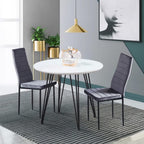 Round Dining Table 80CM Small Retro Lounge Little
