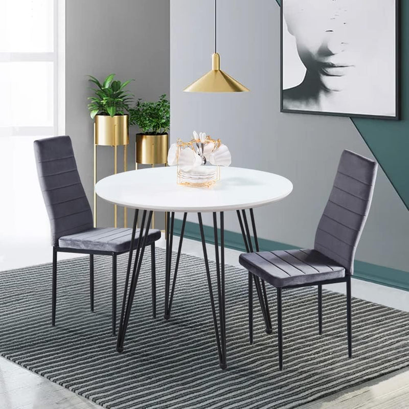 Round Dining Table 80CM Small Retro Lounge Little