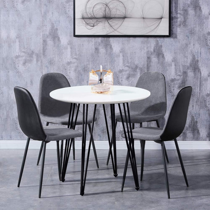 Round Dining Table 80CM Small Retro Lounge Little