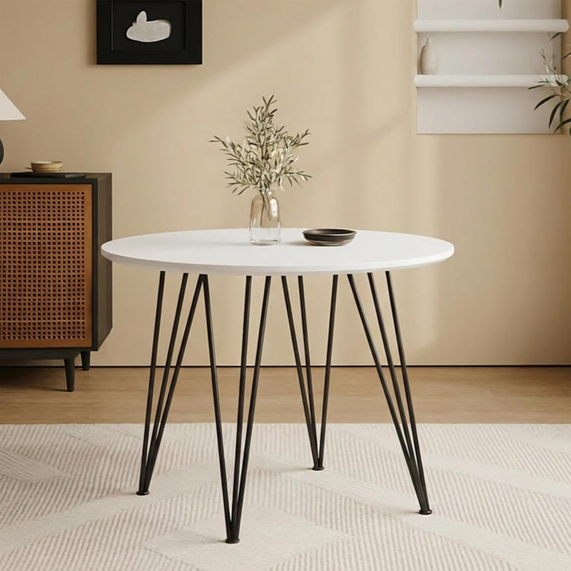 Round Dining Table 80CM Small Retro Lounge Little