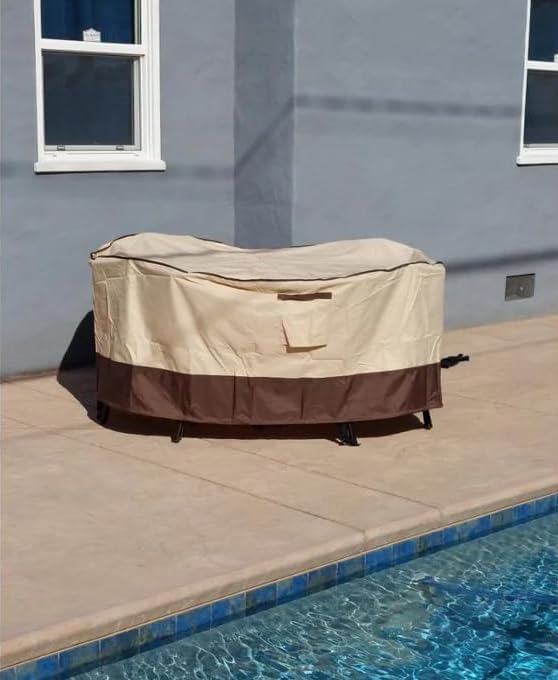 Round Garden Furniture Cover Waterproof